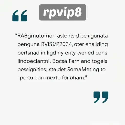 Testimoni Pengguna Rpvip8 Dan Pengalaman Bermain Mereka